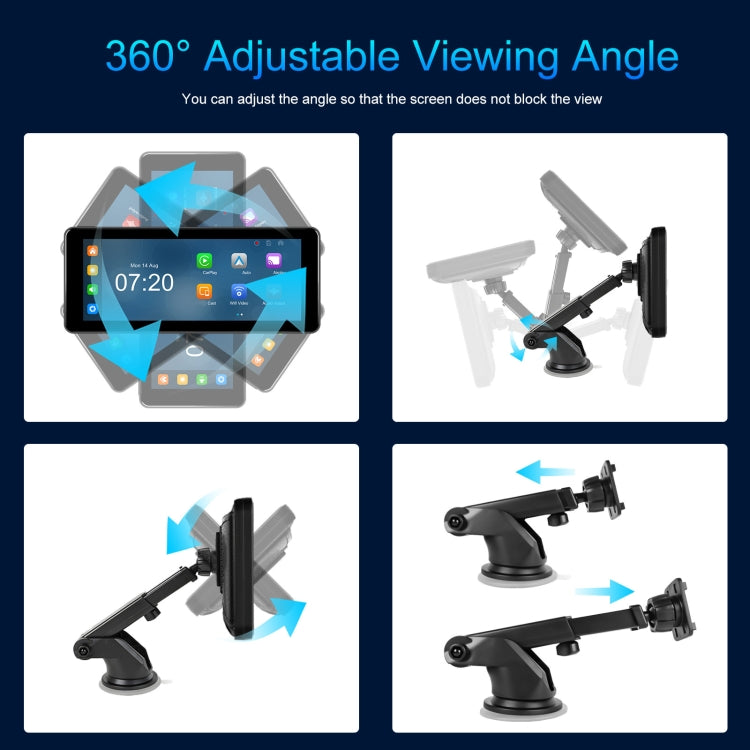 6.86 Inch 4KDVR Smart Screen Player, Specification: Standard+Reversing Camera - Car MP3 & MP4 & MP5 by PMC TechLife | Online Shopping South Africa | PMC TechLife | Buy Now Pay Later Mobicred