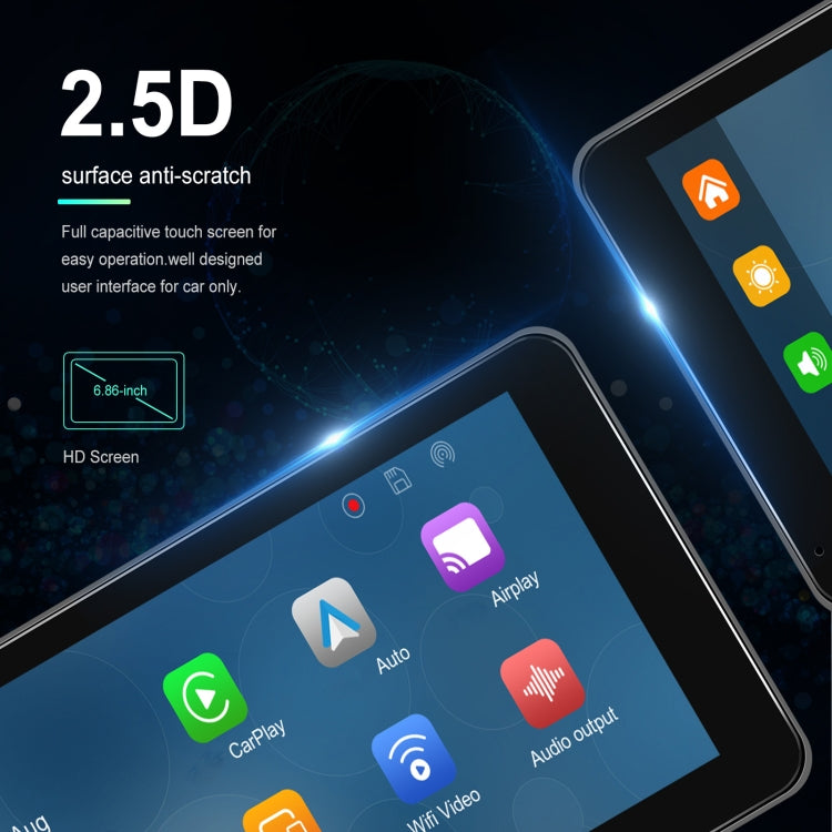 6.86 Inch 4KDVR Smart Screen Player, Specification: Standard+64G Memory Card - Car MP3 & MP4 & MP5 by PMC TechLife | Online Shopping South Africa | PMC TechLife | Buy Now Pay Later Mobicred