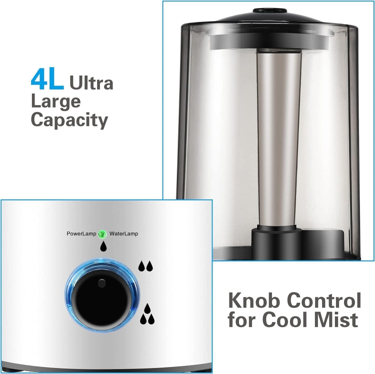 4L Reptile Humidifier Fogger Cool Mist Fog Mister with Tube for Tortoise Habita UK Plug - free shipping - PMC TechLife - Order now!