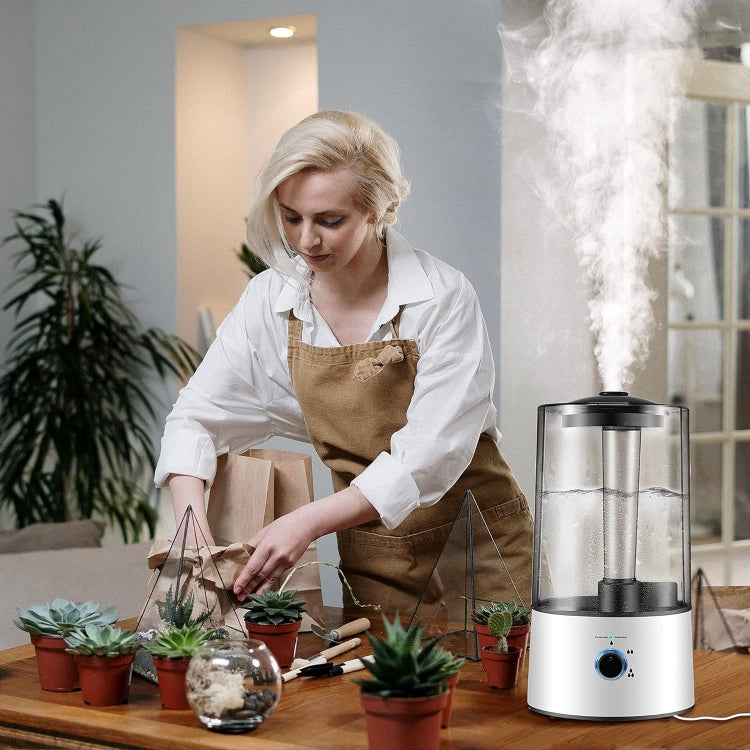 4L Reptile Humidifier Fogger Cool Mist Fog Mister with Tube for Tortoise Habita UK Plug - free shipping - PMC TechLife - Order now!