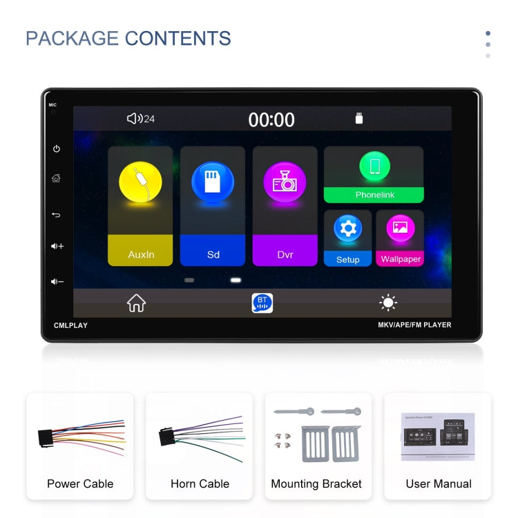 9 Inch Disassembly Screen MP5 Player Android Wireless CarPlay Reversing Image Integrated Machine(Standard) - Car MP3 & MP4 & MP5 by PMC TechLife | Online Shopping South Africa | PMC TechLife | Buy Now Pay Later Mobicred