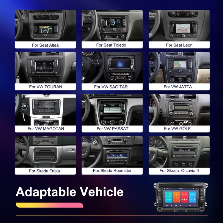 For Volkswagen/Skoda 1+32G Player Large Screen Carplay Android Navigation Reversing Camera Integrated Machine(Standard) - Car MP3 & MP4 & MP5 by PMC TechLife | Online Shopping South Africa | PMC TechLife | Buy Now Pay Later Mobicred