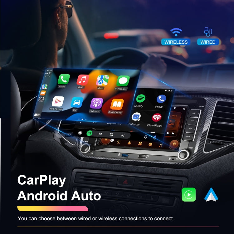 For Volkswagen/Skoda 2+64G Player Large Screen Carplay Android Navigation Reversing Camera Integrated Machine(Standard) - Car MP3 & MP4 & MP5 by PMC TechLife | Online Shopping South Africa | PMC TechLife | Buy Now Pay Later Mobicred