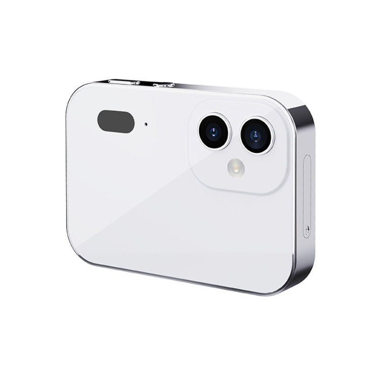 D6 CCD HD Digital Camera Movie Music Smart Camera Touch Screen Student Card Video Recorder, Excluding Memory(White) - Video Cameras by PMC TechLife | Online Shopping South Africa | PMC TechLife | Buy Now Pay Later Mobicred