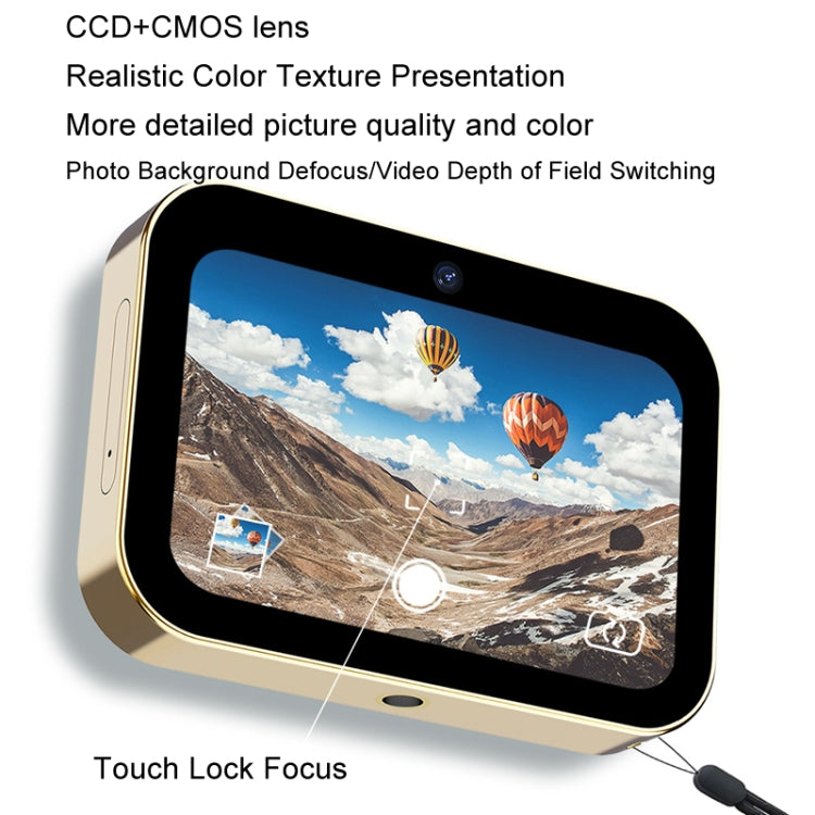 D6 CCD HD Digital Camera Movie Music Smart Camera Touch Screen Student Card Video Recorder, Excluding Memory(Black) - Video Cameras by PMC TechLife | Online Shopping South Africa | PMC TechLife | Buy Now Pay Later Mobicred