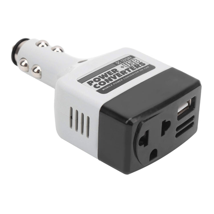 12V/24V To 220V Auto Car Power Converter Adapter With USB Charging Port - free shipping - PMC TechLife - Order now!