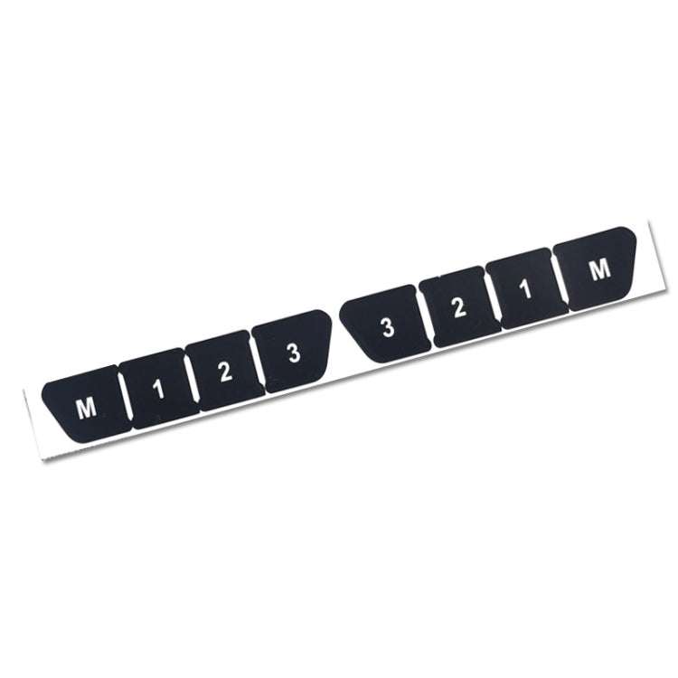 For Mercedes-Benz CLS/C218/SLK/W172/W204/GLK Air Conditioning Button Repair Sticker(Style 2) - Decorative Sticker by PMC TechLife | Online Shopping South Africa | PMC TechLife | Buy Now Pay Later Mobicred