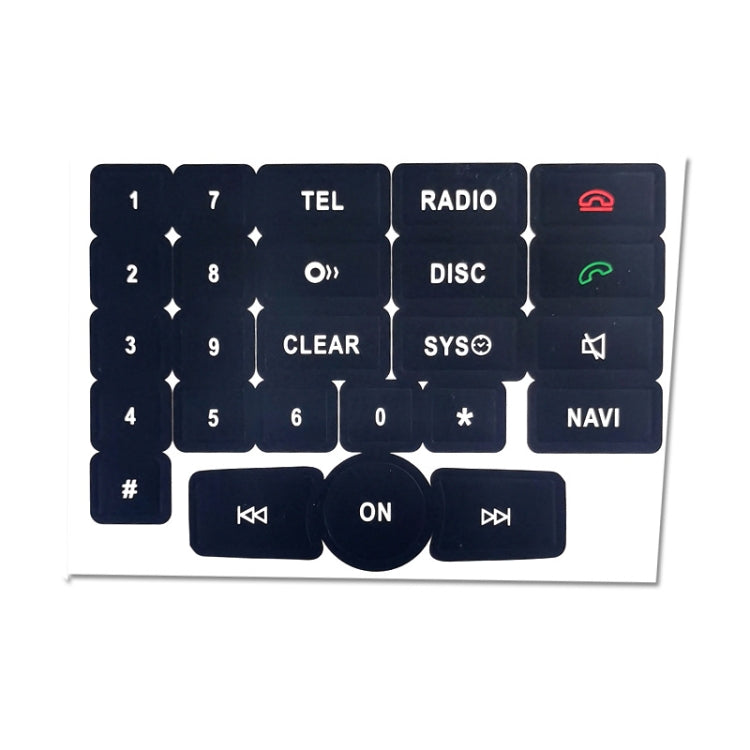 For Mercedes-Benz CLS/C218/SLK/W172/W204/GLK Air Conditioning Button Repair Sticker(Style 1) - Decorative Sticker by PMC TechLife | Online Shopping South Africa | PMC TechLife | Buy Now Pay Later Mobicred