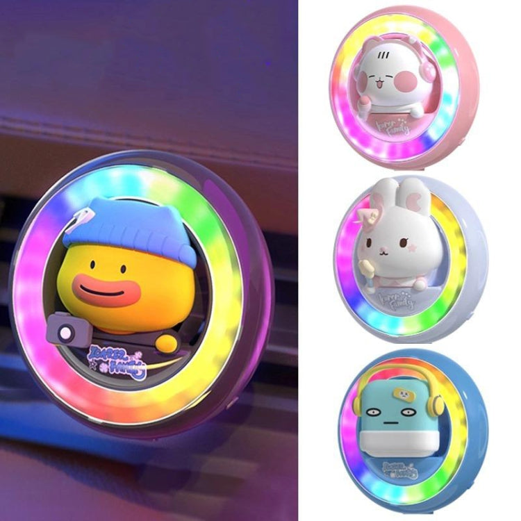 ICARER FAMILY XX-28 Car Aromatherapy Colorful Rhythm Lights Air Vent Aromatherapy Decoration(Black) - free shipping - PMC TechLife - Order now!