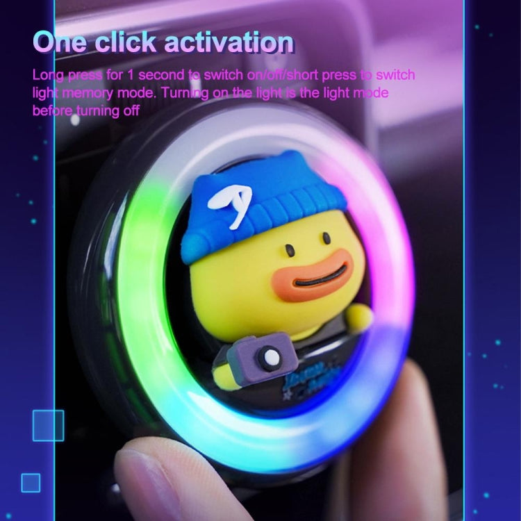 ICARER FAMILY XX-28 Car Aromatherapy Colorful Rhythm Lights Air Vent Aromatherapy Decoration(Black) - free shipping - PMC TechLife - Order now!