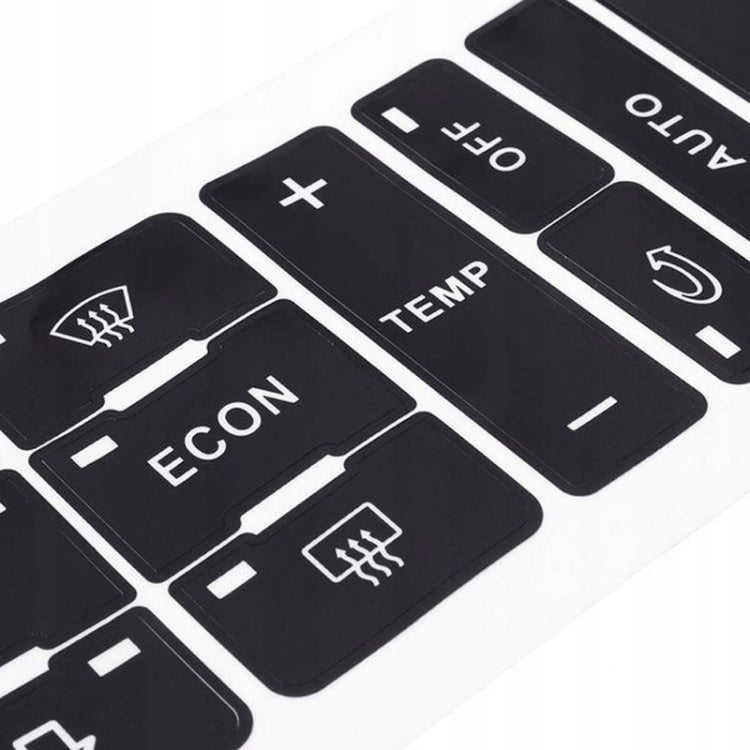 2pcs For Audi A2/A3/A8L Car Air Conditioning Control Switch Repair Sticker - Decorative Sticker by PMC TechLife | Online Shopping South Africa | PMC TechLife