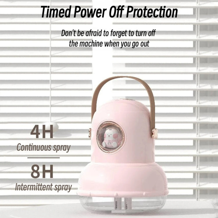 ICARER FAMILY IF-JS01 USB Charging Desktop Night Light Dual-spray Humidifier, Color: White (Digital) - free shipping - PMC TechLife - Order now!