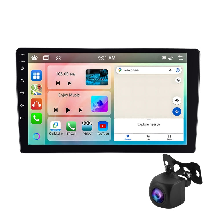 10.1 inch 6+128G Android Universal HD Large Screen Car Bluetooth Player Android GPS Navigation Integrated Machine(Standard+AHD Camera) - Car MP3 & MP4 & MP5 by PMC TechLife | Online Shopping South Africa | PMC TechLife | Buy Now Pay Later Mobicred