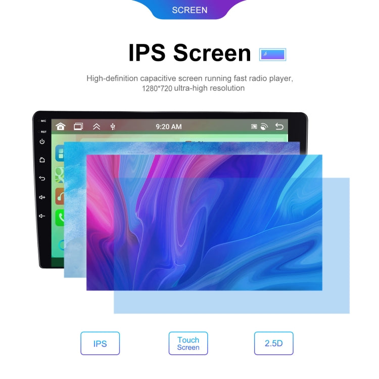 9 inch 6+128G Android Universal HD Large Screen Car Bluetooth Player Android GPS Navigation Integrated Machine(Standard+AHD Camera) - Car MP3 & MP4 & MP5 by PMC TechLife | Online Shopping South Africa | PMC TechLife | Buy Now Pay Later Mobicred
