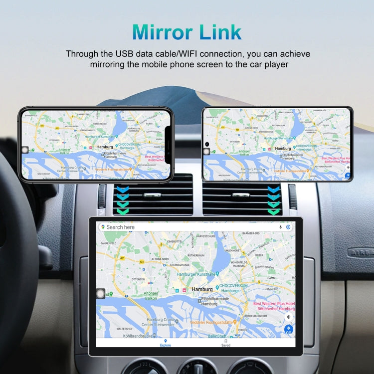 13.1 inch 4+64G Android Large Screen Navigator With Universal Map APK / Carplay / Reverse Car Image(Standard) - free shipping - PMC TechLife - Order now!