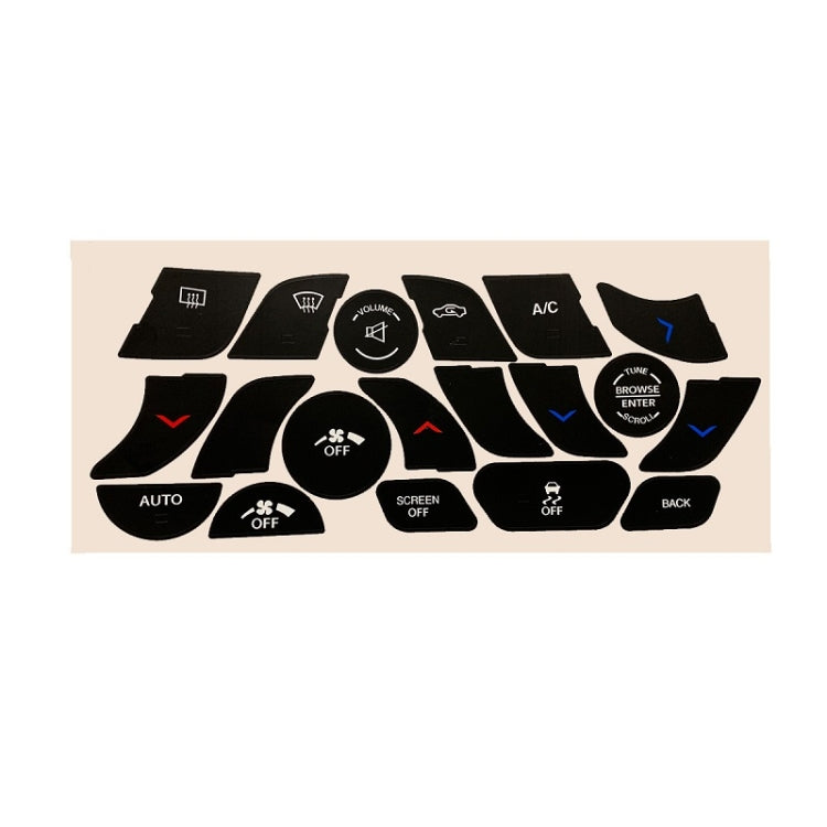 For Chrysler 200 2014-2017 Air Conditioning Button Repair Sticker - free shipping - PMC TechLife - Order now!