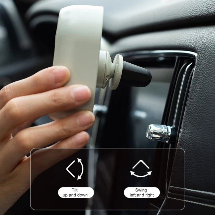 F11 Car USB Colorful Gradient Light Cooling Fan Automotive Interior, Color: Khaki - Heating & Fans by PMC TechLife | Online Shopping South Africa | PMC TechLife | Buy Now Pay Later Mobicred