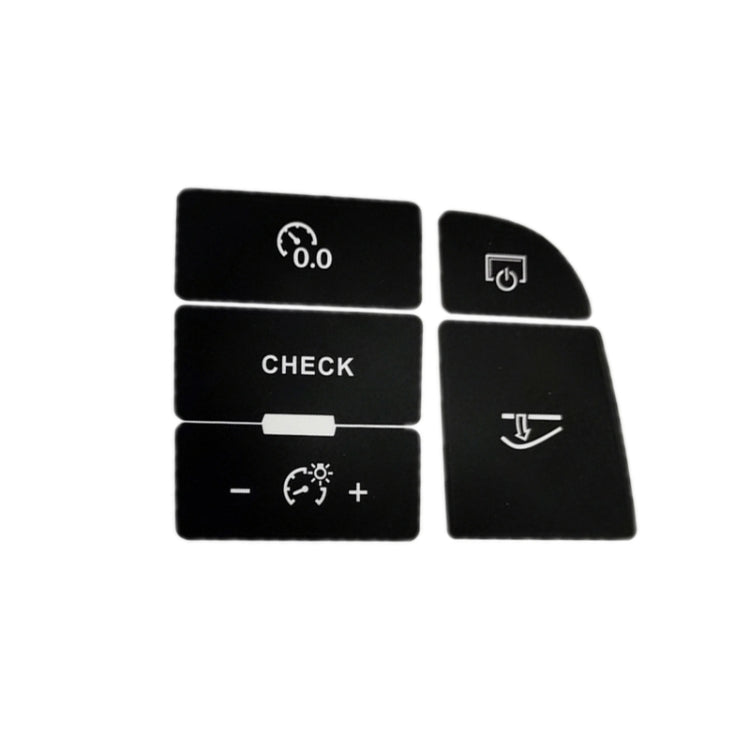 For Audi A6/A6L 2005-2011 Central Control Button Repair Sticker(For Left Driving) - Decorative Sticker by PMC TechLife | Online Shopping South Africa | PMC TechLife | Buy Now Pay Later Mobicred