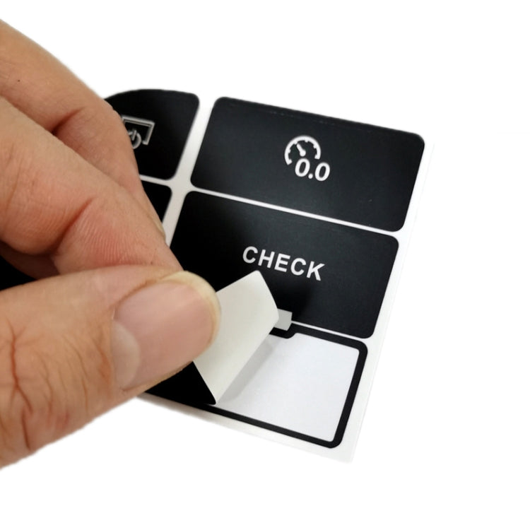 For Audi A6/A6L 2005-2011 Central Control Button Repair Sticker(For Left Driving) - Decorative Sticker by PMC TechLife | Online Shopping South Africa | PMC TechLife | Buy Now Pay Later Mobicred