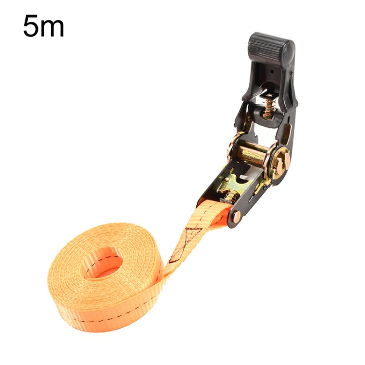 Motorcycle Ratchet Tensioner Cargo Bundling And Luggage Fixing Straps, Specification: Orange 5m - Towing Bars by PMC TechLife | Online Shopping South Africa | PMC TechLife | Buy Now Pay Later Mobicred