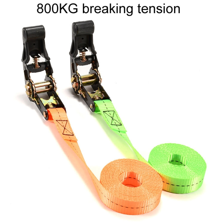Motorcycle Ratchet Tensioner Cargo Bundling And Luggage Fixing Straps, Specification: Fluorescent Green 3m - Towing Bars by PMC TechLife | Online Shopping South Africa | PMC TechLife | Buy Now Pay Later Mobicred