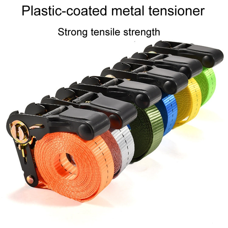 Motorcycle Ratchet Tensioner Cargo Bundling And Luggage Fixing Straps, Specification: Black 3m - Towing Bars by PMC TechLife | Online Shopping South Africa | PMC TechLife | Buy Now Pay Later Mobicred