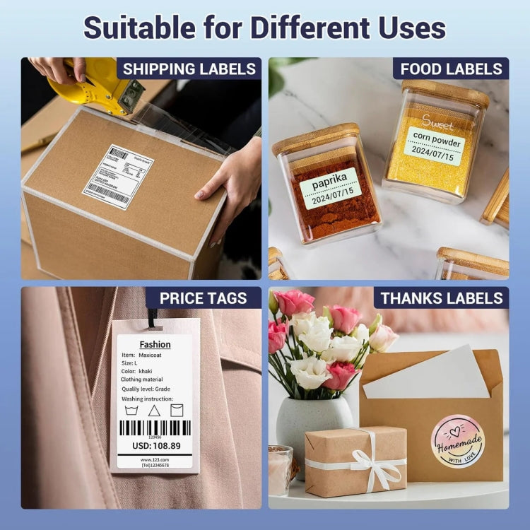 Phomemo PM245-BT Bluetooth Shipping Label Printer Support Labels Width  1- 4.6 Inch(US Plug) - Receipt Printers by Phomemo | Online Shopping South Africa | PMC TechLife | Buy Now Pay Later Mobicred