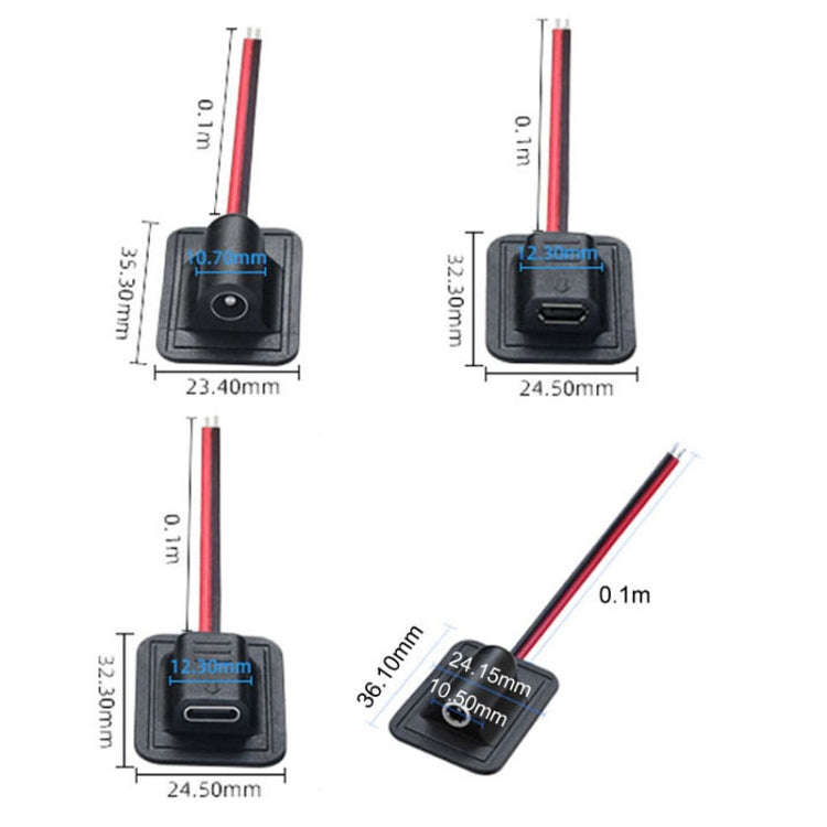 DC5521 Sewing Wire Charging Thermal Products Busbar Cord Protective Equipment Heating Power Cord - free shipping - PMC TechLife - Order now!