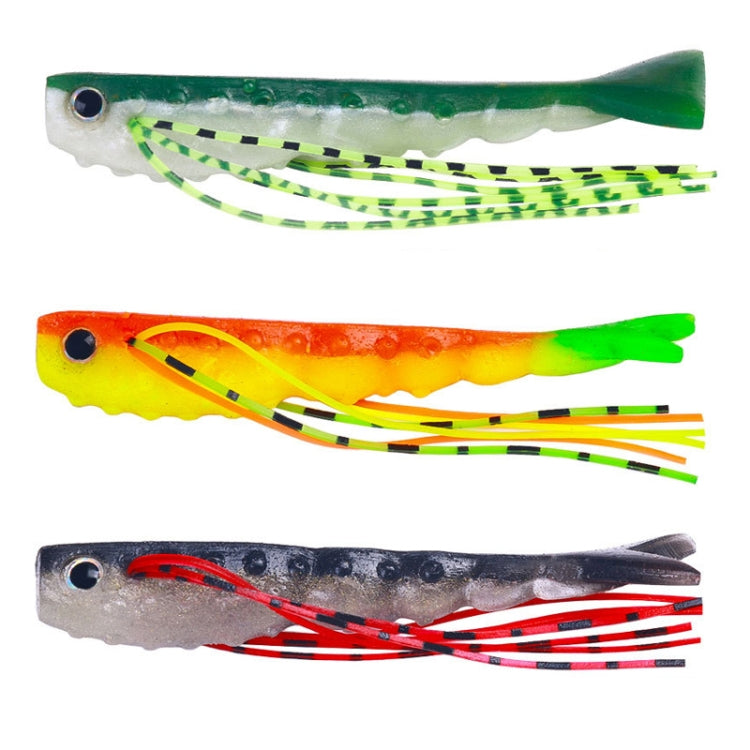 6.6cm 5pcs /Pack HENGJIA SO175 Two Color Split Fork Soft Bait Freshwater Fishing Salmon Lures(Color 4) - Fishing Lures by HENGJIA | Online Shopping South Africa | PMC TechLife | Buy Now Pay Later Mobicred
