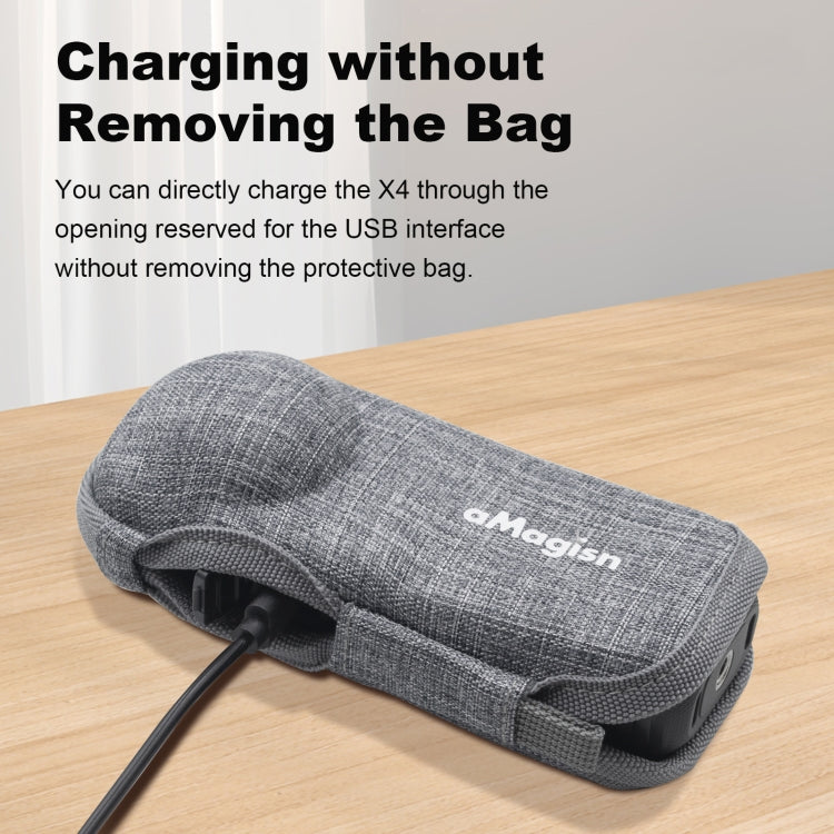 For Insta360 X4 aMagisn Storage Bag  Anti-scratch Carry Case - free shipping - PMC TechLife - Order now!