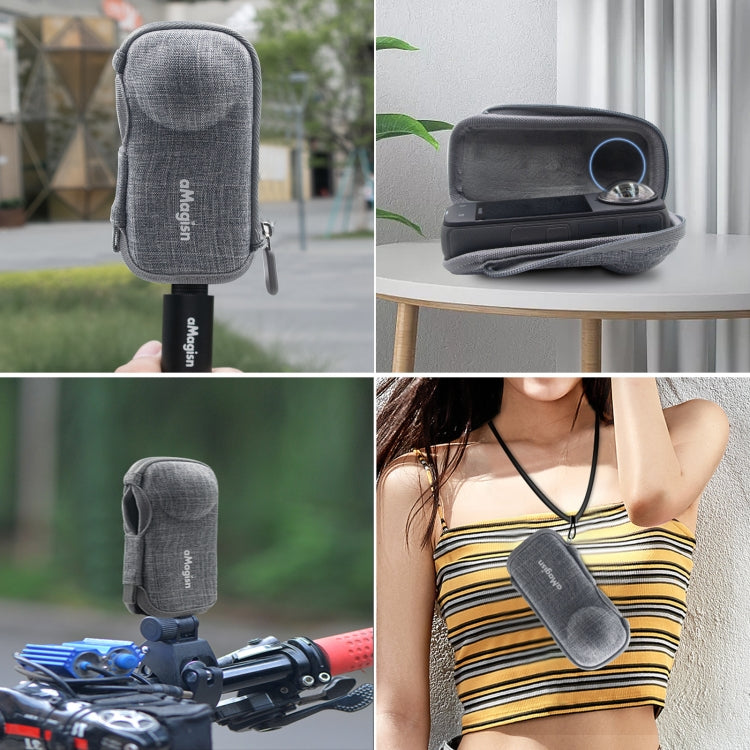 For Insta360 X4 aMagisn Storage Bag  Anti-scratch Carry Case - free shipping - PMC TechLife - Order now!