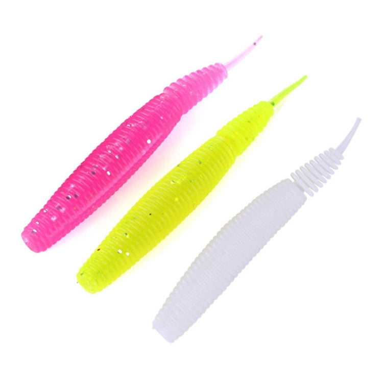 5pcs /Pack HENGJIA SO109 Spaghetti Worm Soft Bait Spiral Fishing Dummy Lures, Size: 10cm 7g(Color 3) - free shipping - PMC TechLife - Order now!