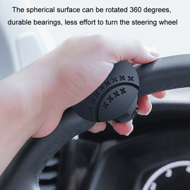 Steering Wheel One-Hand Turning Bearing Type Power-Saving Ball(Black) - Seat Belts & Padding by PMC TechLife | Online Shopping South Africa | PMC TechLife | Buy Now Pay Later Mobicred