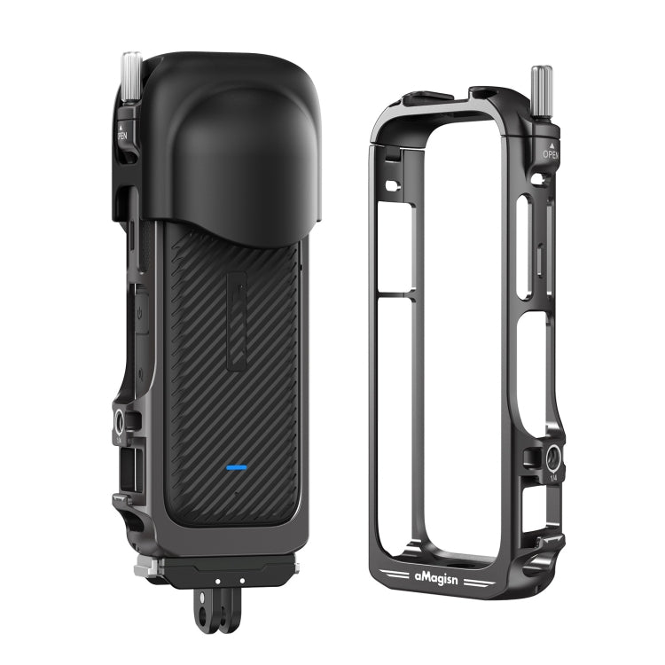 For Insta360 X4 aMagisn Metal Protective Housing Frame Quick Release Version - free shipping - PMC TechLife - Order now!