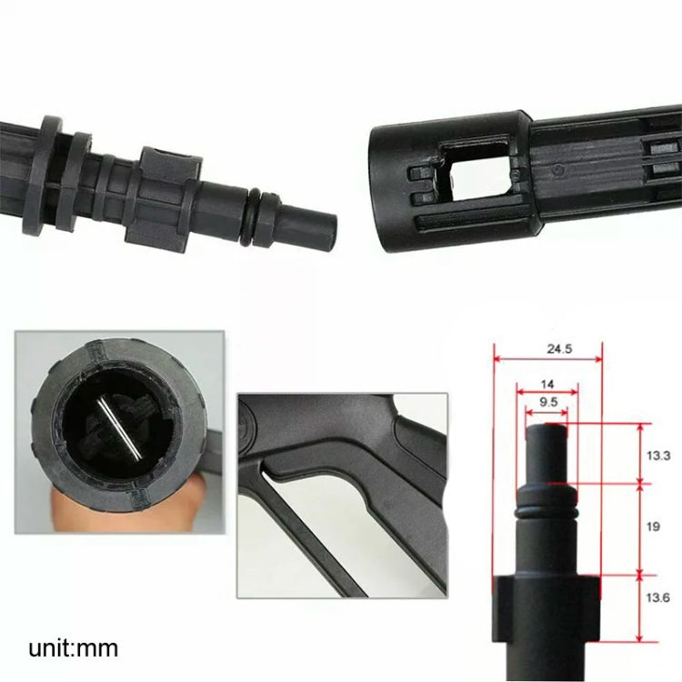 For Karcher K-Series / LAVOR Long Rod Universal Swivel Nozzle High Pressure Car Wash Sprayer Parts(No. 2) - Car Washer & Accessories by PMC TechLife | Online Shopping South Africa | PMC TechLife | Buy Now Pay Later Mobicred
