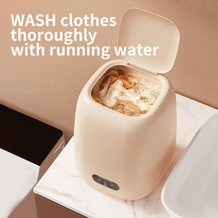 Small Household Portable Underwear Washing Machine, Size: US Plug(Milk Yellow) - free shipping - PMC TechLife - Order now!