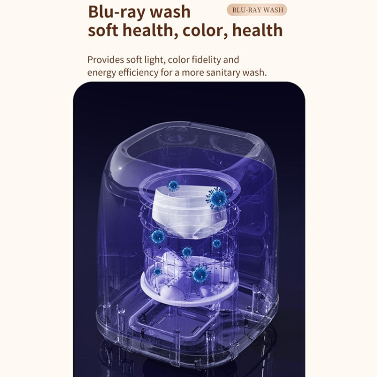 Small Household Portable Underwear Washing Machine, Size: US Plug(Milk Yellow) - free shipping - PMC TechLife - Order now!