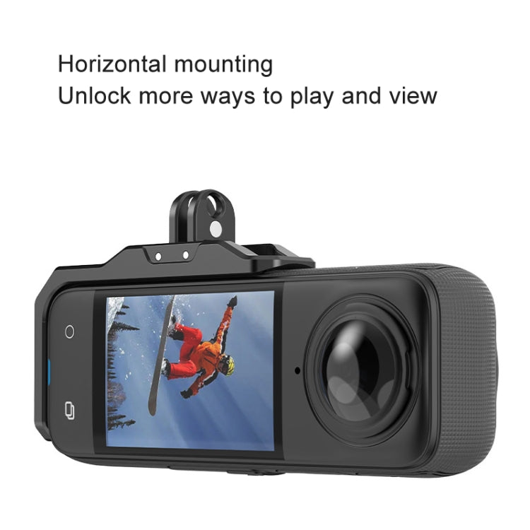For Insta360 X4 / X3 Hepail Horizontal And Vertical Shooting Quick Release Metal Magnetic Bracket - Mount & Holder by Hepail | Online Shopping South Africa | PMC TechLife | Buy Now Pay Later Mobicred