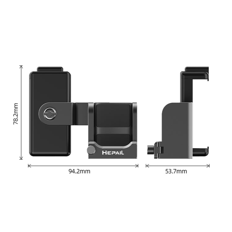 For DJI OSMO Pocket 3 HEPAIL Extended Phone Holder Adapter Protection Bezel - Case & Bags by HEPAIL | Online Shopping South Africa | PMC TechLife | Buy Now Pay Later Mobicred