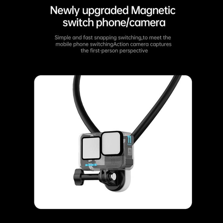 Magnetic Hanging Neck Holder For Mobile Phones/Action Cameras(Glacier Blue) - DJI Mount & Holder by PMC TechLife | Online Shopping South Africa | PMC TechLife | Buy Now Pay Later Mobicred