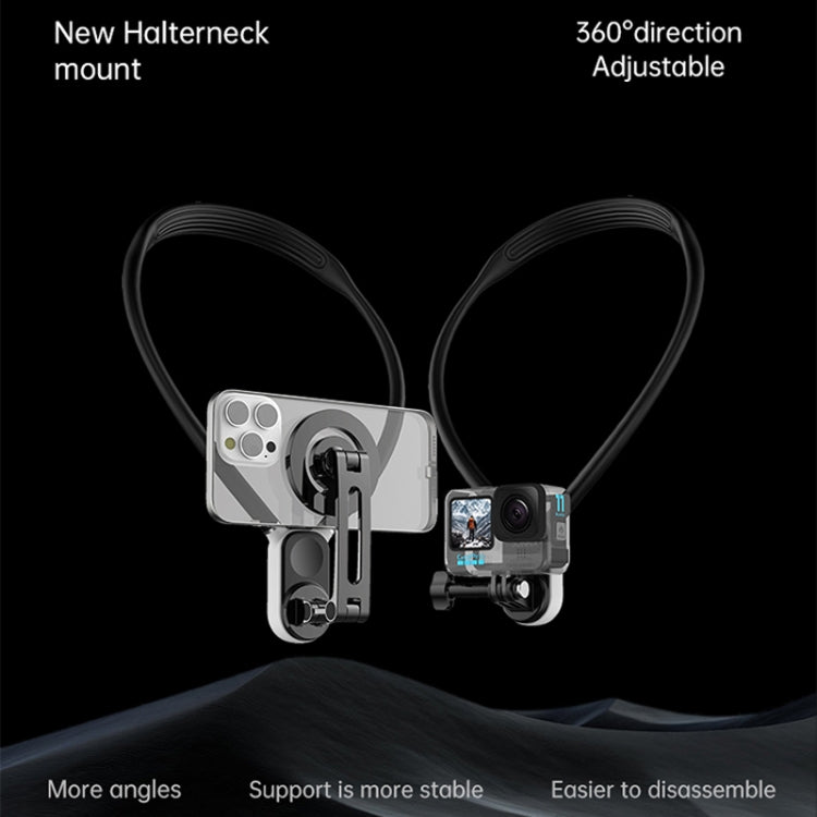 Magnetic Hanging Neck Holder For Mobile Phones/Action Cameras(Glacier Blue) - DJI Mount & Holder by PMC TechLife | Online Shopping South Africa | PMC TechLife | Buy Now Pay Later Mobicred