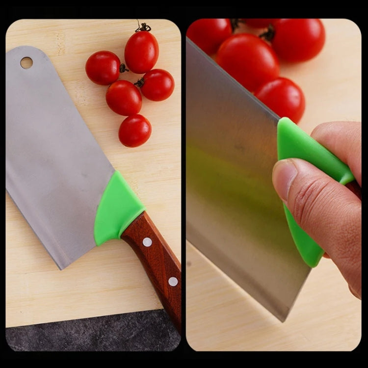 5pairs Home Kitchen Silicone Handle Protector Knife Back Protective Cover - Gadgets by PMC TechLife | Online Shopping South Africa | PMC TechLife | Buy Now Pay Later Mobicred