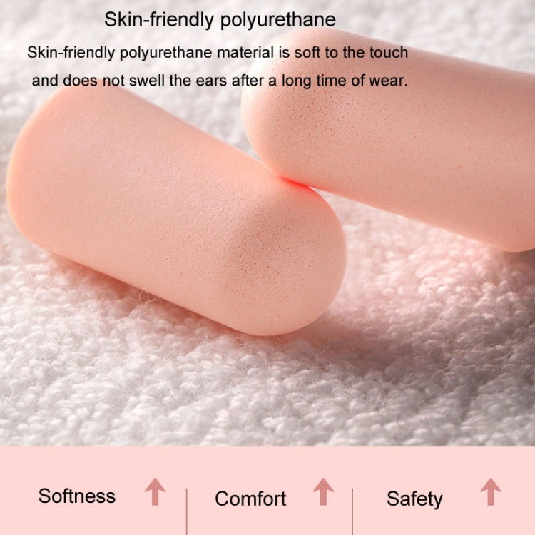 120pcs /Box Memory Foam Earplugs Student Dormitory Sleeping Noise Reduction Soundproof Earplugs(Pink) - free shipping - PMC TechLife - Order now!