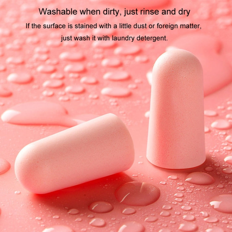 120pcs /Box Memory Foam Earplugs Student Dormitory Sleeping Noise Reduction Soundproof Earplugs(Pink) - free shipping - PMC TechLife - Order now!