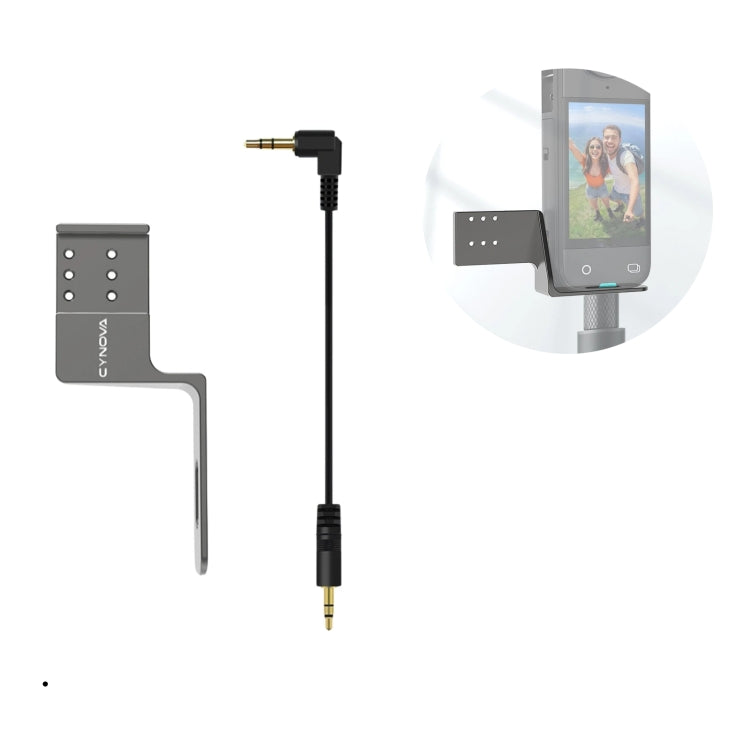 For Insta360 X4 / X3 / One X2 CYNOVA Cold Shoe Expansion RODE Wireless GO Microphone - Others by CYNOVA | Online Shopping South Africa | PMC TechLife | Buy Now Pay Later Mobicred