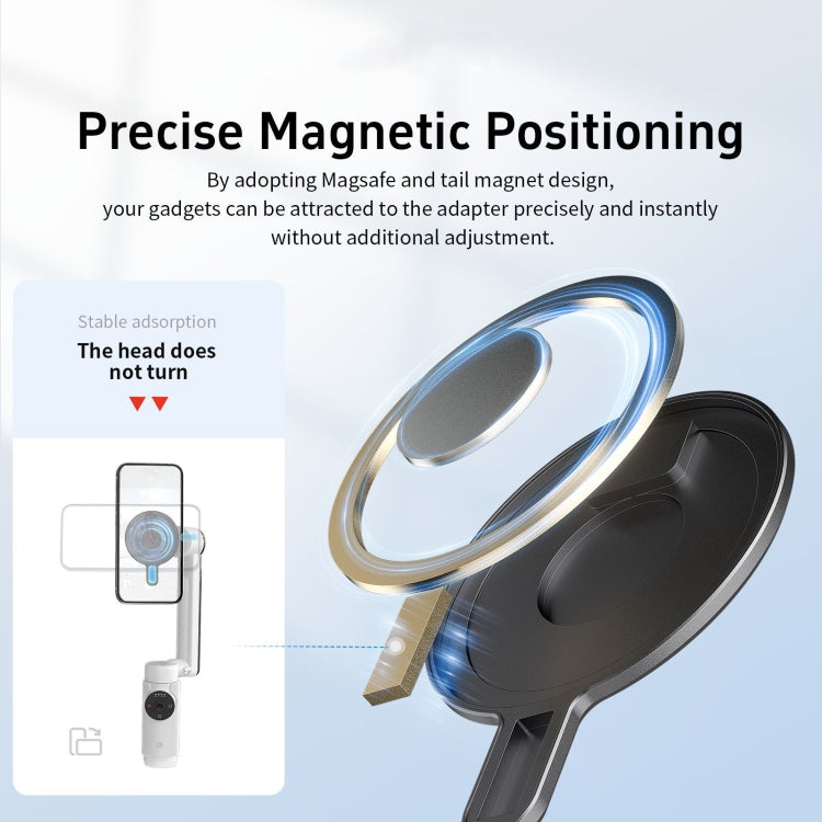 For Insta360 Flow aMagisn Gimbal Magnetic Adapter MagSafe Sports Camera Accessories - Others by aMagisn | Online Shopping South Africa | PMC TechLife | Buy Now Pay Later Mobicred