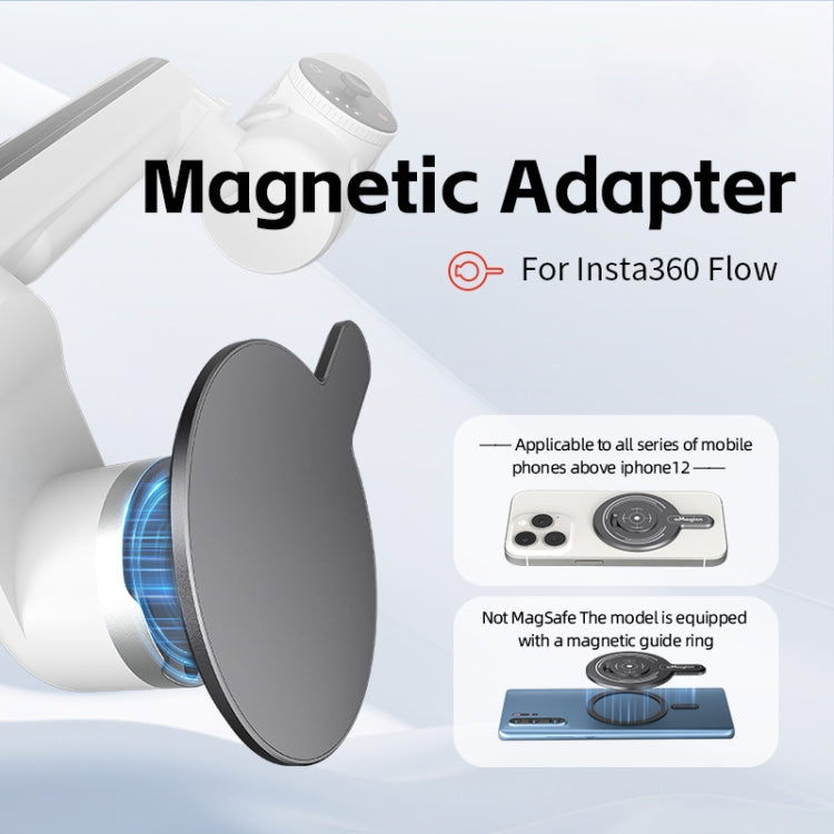 For Insta360 Flow aMagisn Gimbal Magnetic Adapter MagSafe Sports Camera Accessories - Others by aMagisn | Online Shopping South Africa | PMC TechLife | Buy Now Pay Later Mobicred