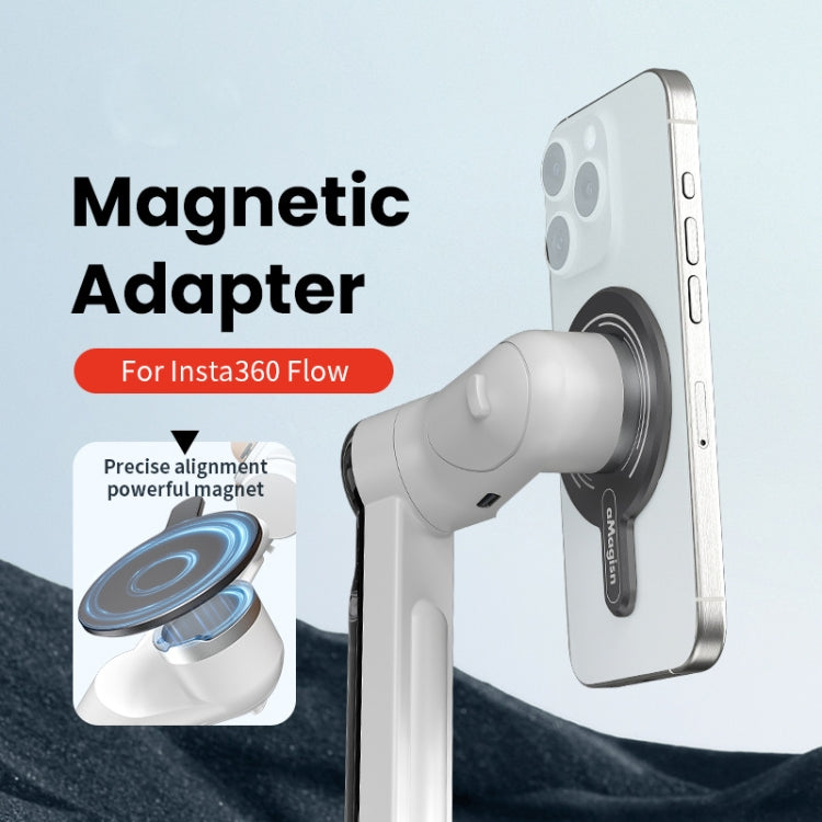 For Insta360 Flow aMagisn Gimbal Magnetic Adapter MagSafe Sports Camera Accessories - Others by aMagisn | Online Shopping South Africa | PMC TechLife | Buy Now Pay Later Mobicred