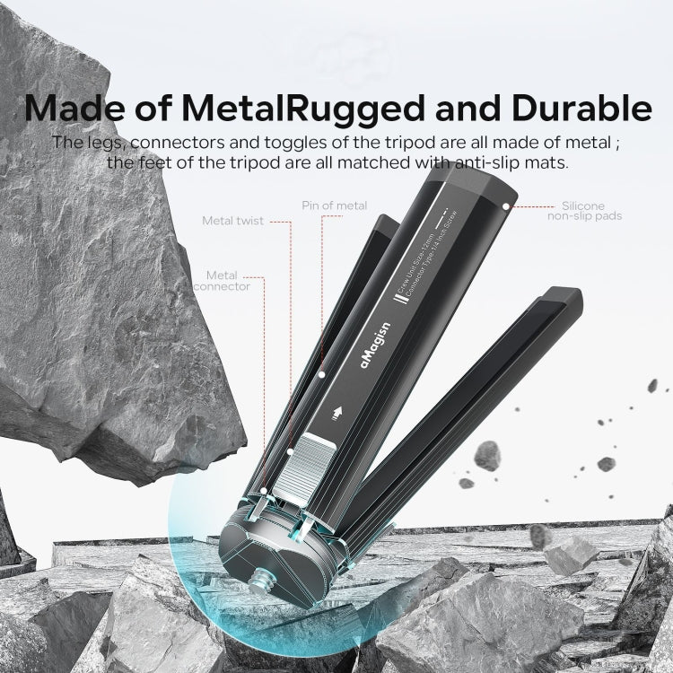 aMagisn AM11 Metal Desktop Tripod Mini Sports Camera SLR Accessories - free shipping - PMC TechLife - Order now!