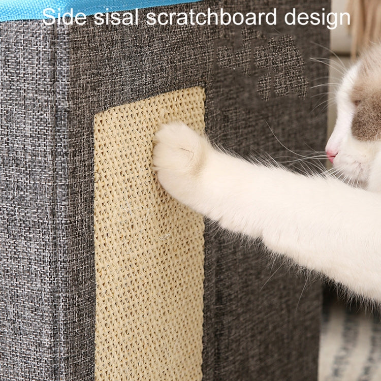 Multifunctional Sisal Cats Scratching Board Foldable Pet Bed(Light Green) - Beds by PMC TechLife | Online Shopping South Africa | PMC TechLife | Buy Now Pay Later Mobicred